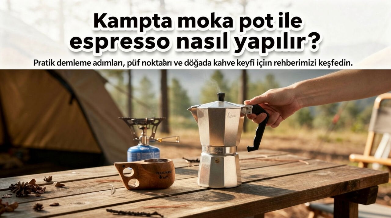 Mocha pot ile kampta espresso yapmanın püf noktaları