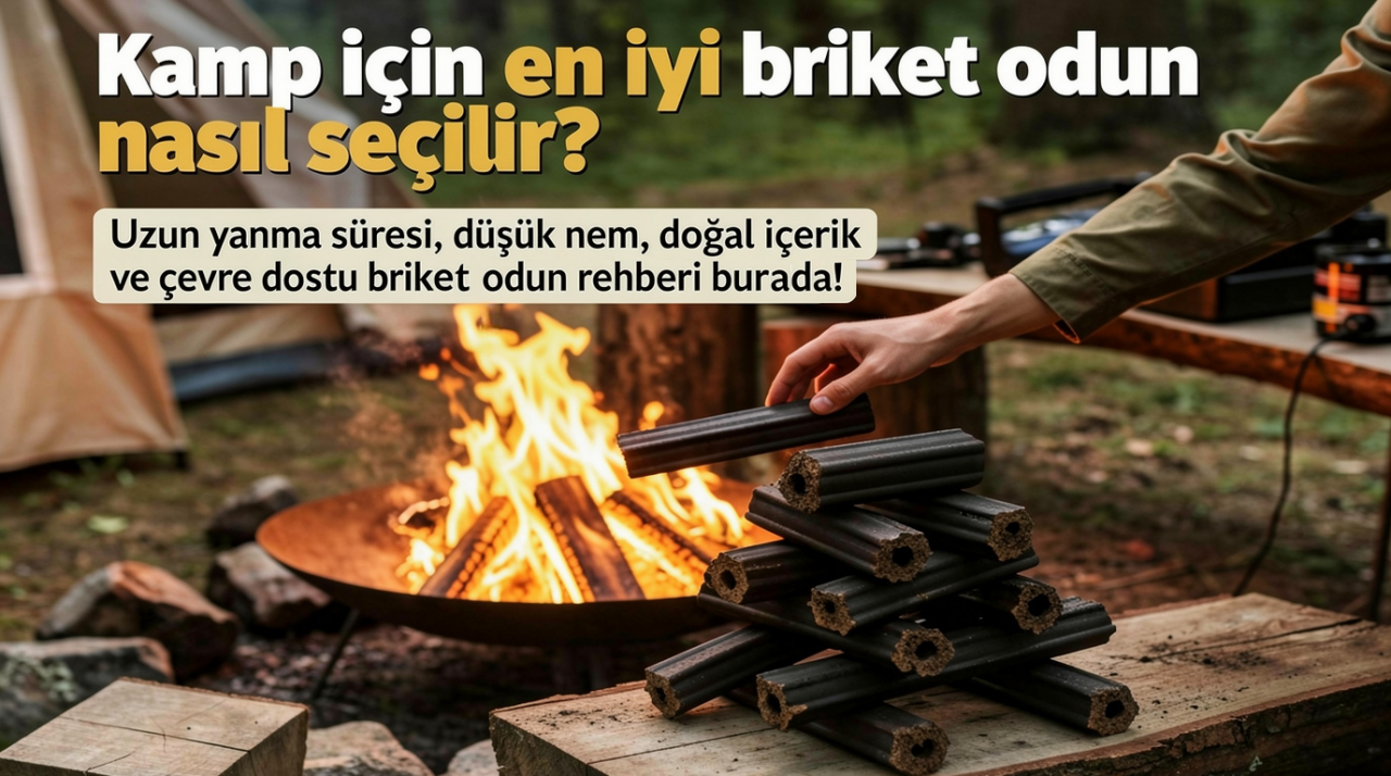Kamp İçin En İyi Briket Odun Nasıl Seçilir?
