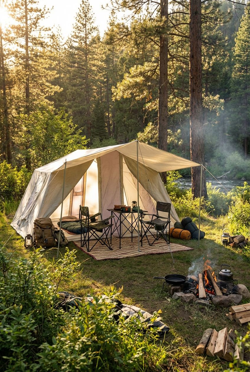 İmperteks Kumaş İki Odalı Çadır