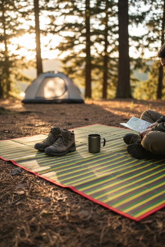 Hasır Çanta | Katlanabilir | Deniz, Kamp ve Piknik İçin
