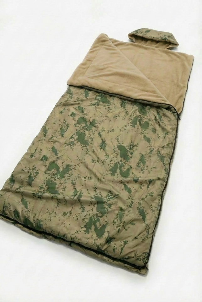 Tek Kişilik Askeri Tip Uyku Tulumu | −15°C Soğuk Dayanımlı | Polar İç Yüzey