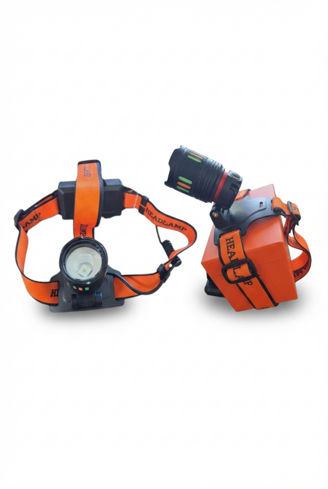 Gold Silver 60 Watt Süper Parlak Işıklı Zumlu Kafa Lambası GS-590