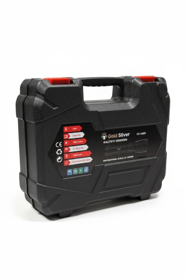 Gold Silver GS-14600 Profesyonel Şarjlı El Feneri