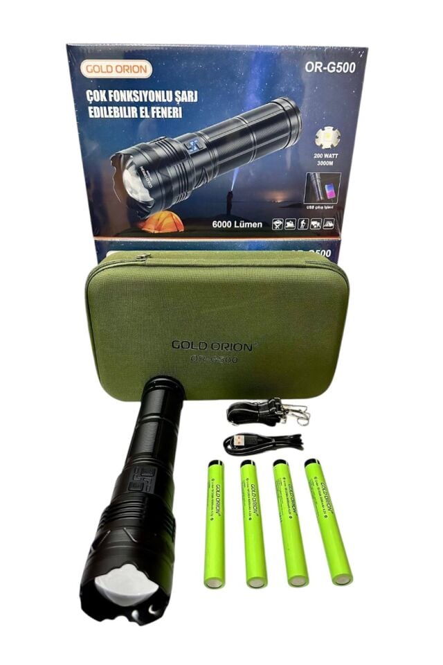 Gold Orion OR-G501 3 KM Menzilli El Feneri