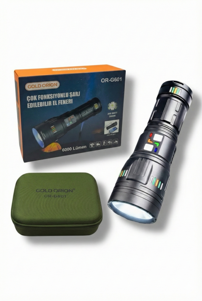 OR-G601 200W Lazer LED El Feneri