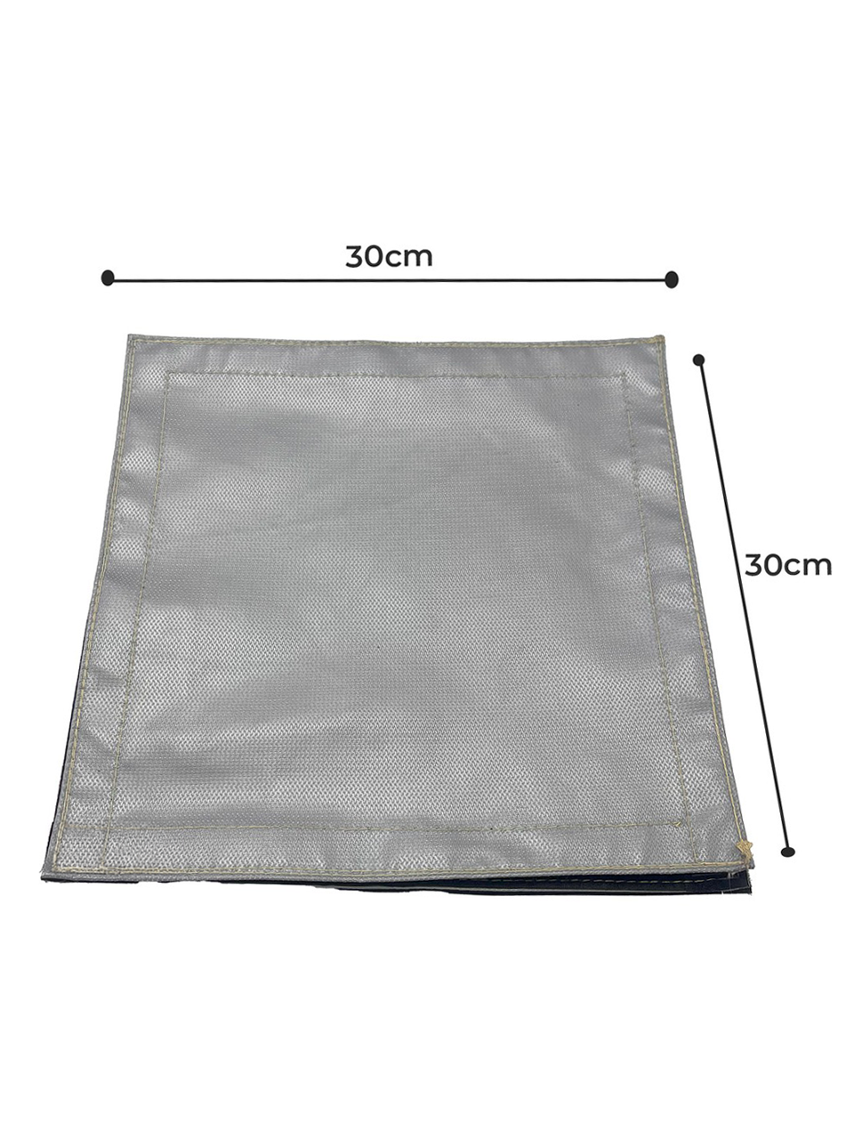 Kamp Çadırı Soba Bacası Çıkışı | 2 Katlı | Yanmaz | 30×30 cm