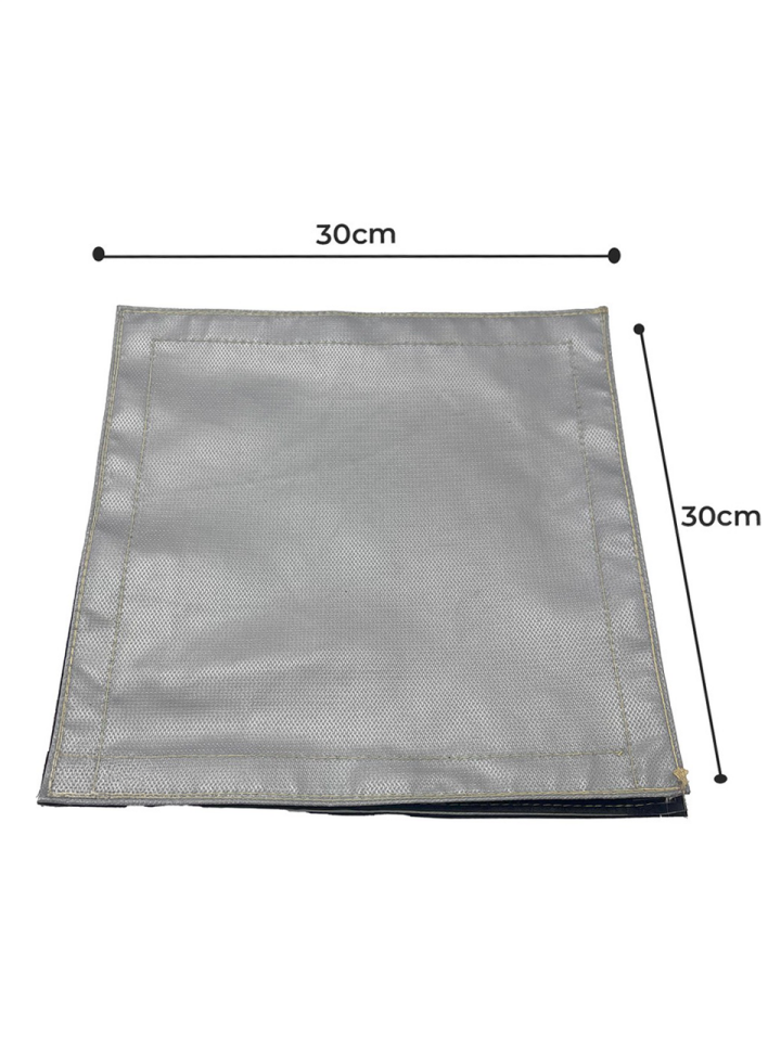 Kamp Çadırı Soba Bacası Çıkışı | 2 Katlı | Yanmaz | 30×30 cm