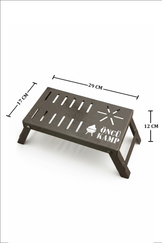 Küçük Katlanabilir Izgara | Cep Boy | Çantalı | 1.5 mm Çelik Sac