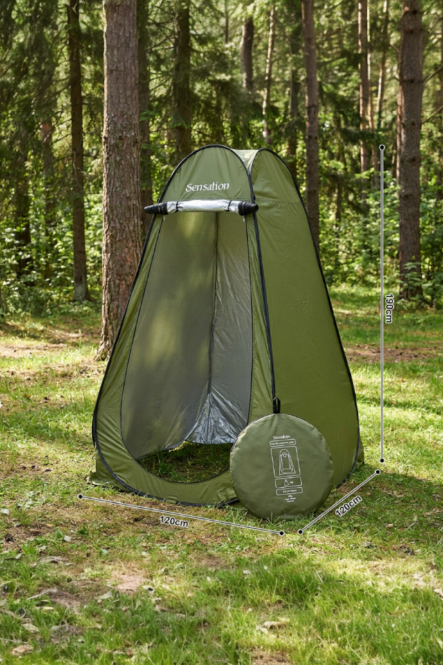 Duş & Giyinme Çadırı | Otomatik Açılır, Su Geçirmez