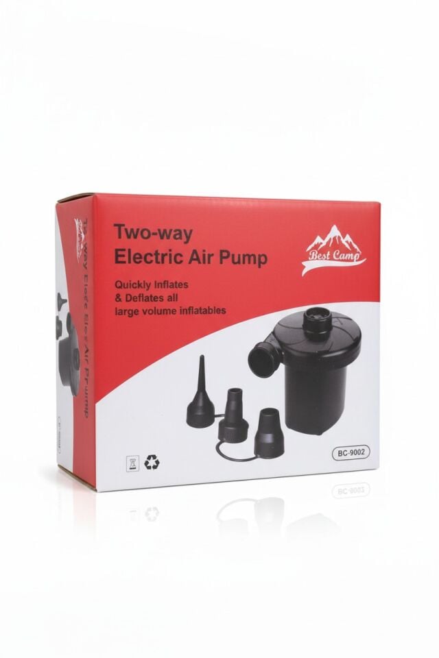 Two-Way Elektrikli Hava Kompresörü | AC + Araç Uyumlu | Hızlı Şişirme & Söndürme