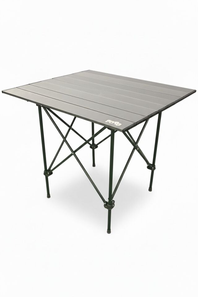 Metal Katlanır Kamp Masası 67x63x66 cm | Çantalı, Hafif ve Dayanıklı