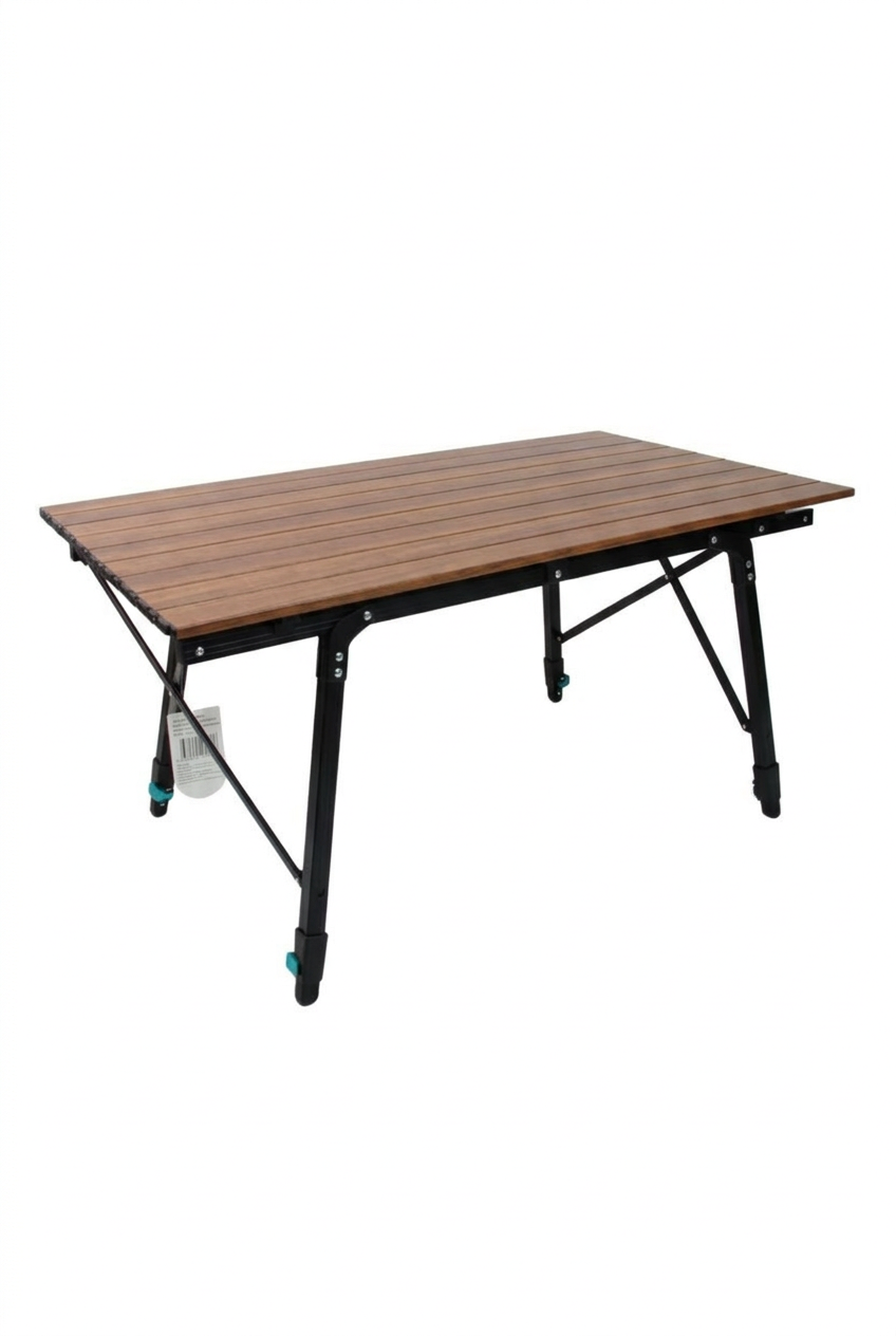 Moonlite Katlanır Kamp Masası Wooden | Yükseklik Ayarlı, Hafif, Alüminyum