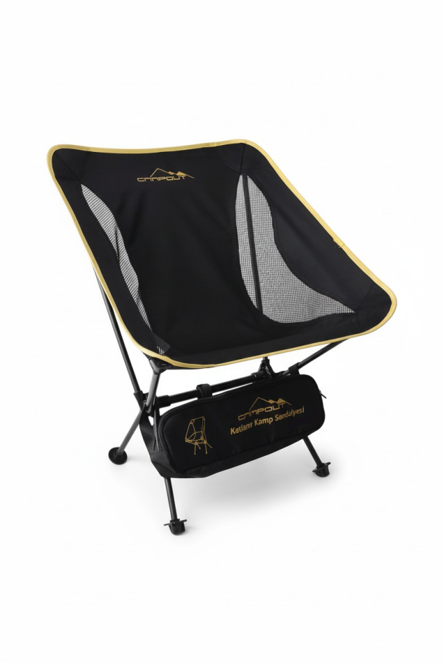 Campout Pratik Kamp Sandalyesi | Ultra Hafif, Katlanır, 120 kg Taşıma Kapasiteli