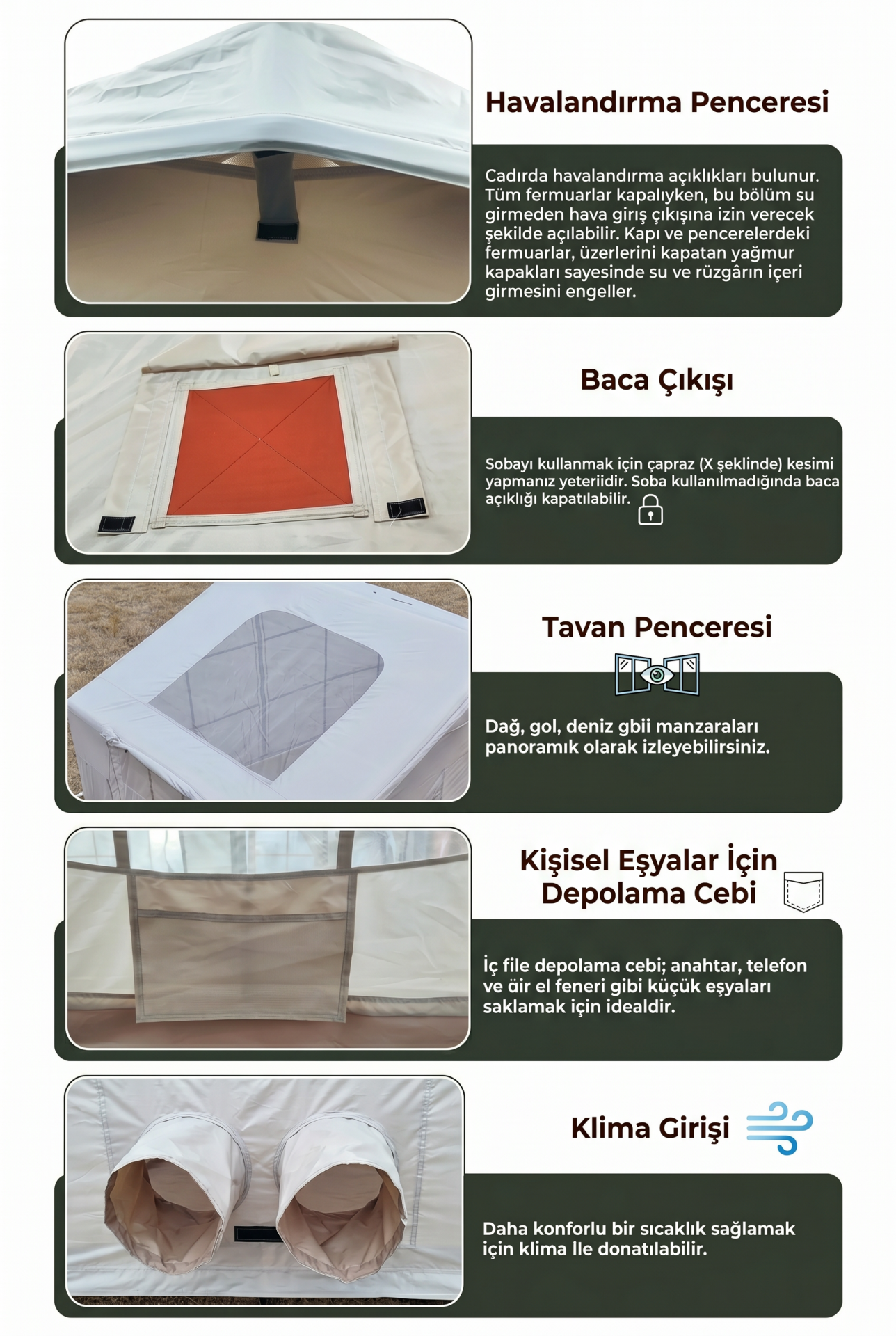 HABL 8 Kişilik Şişme Çadır 8 m² | Tenteli, 4 Mevsim, Hızlı Kurulum (320x250x220 cm)