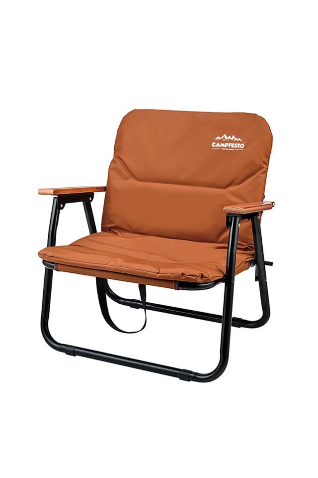 Voyager Katlanabilir Kamp Sandalyesi | Ahşap Kolçaklı, Alüminyum Gövde, 150 kg Taşıma