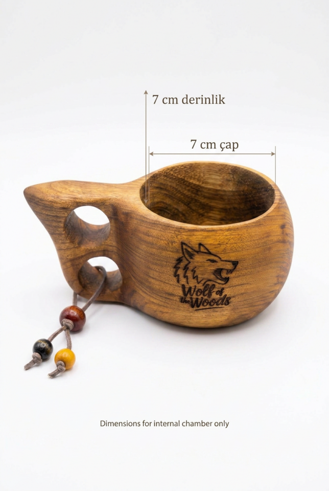 Ceviz Kuksa Bardak | El Yapımı Kamp Bardağı
