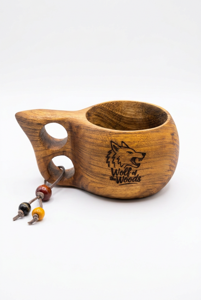 Ceviz Kuksa Bardak | El Yapımı Kamp Bardağı
