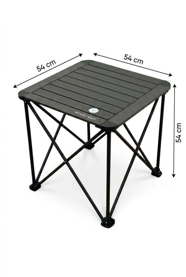 Katlanır Kamp Masası Küçük Silver | Alüminyum, 100 kg Taşıma Kapasiteli, Taşıma Çantalı Outdoor Masa