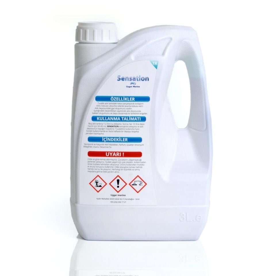 Karavan ve Tekne Tuvalet Kimyasalı 3 L | 30 Doz, Lavanta Kokulu, Formaldehitsiz