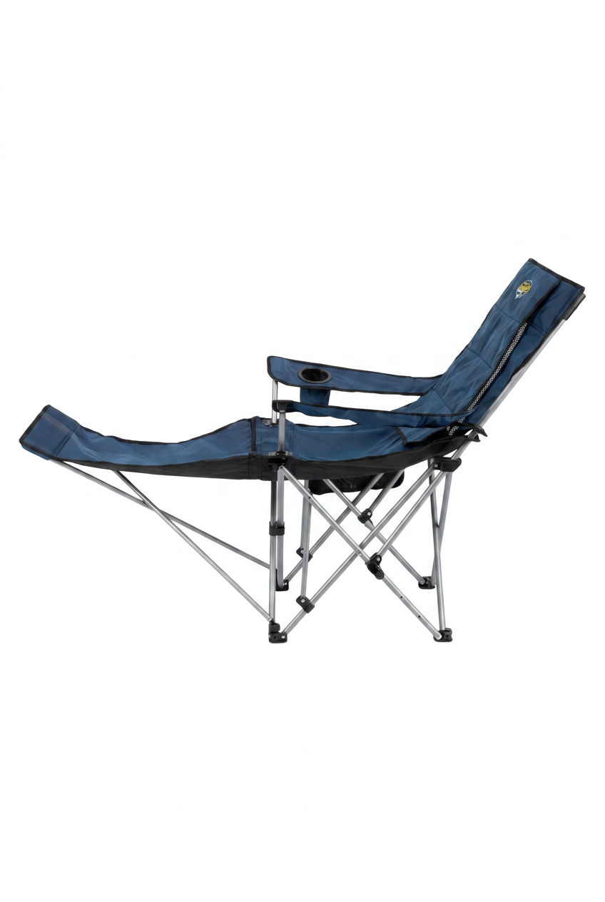 Lazy 4 Yatabilen Kamp Sandalyesi | Ayak Uzatmalı, 3 Kademeli, 100 Kg