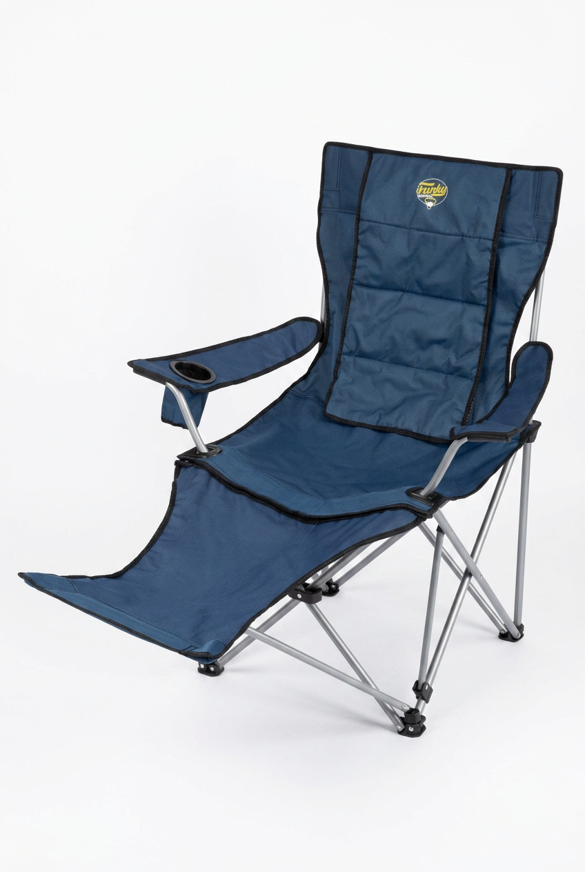 Lazy 4 Yatabilen Kamp Sandalyesi | Ayak Uzatmalı, 3 Kademeli, 100 Kg