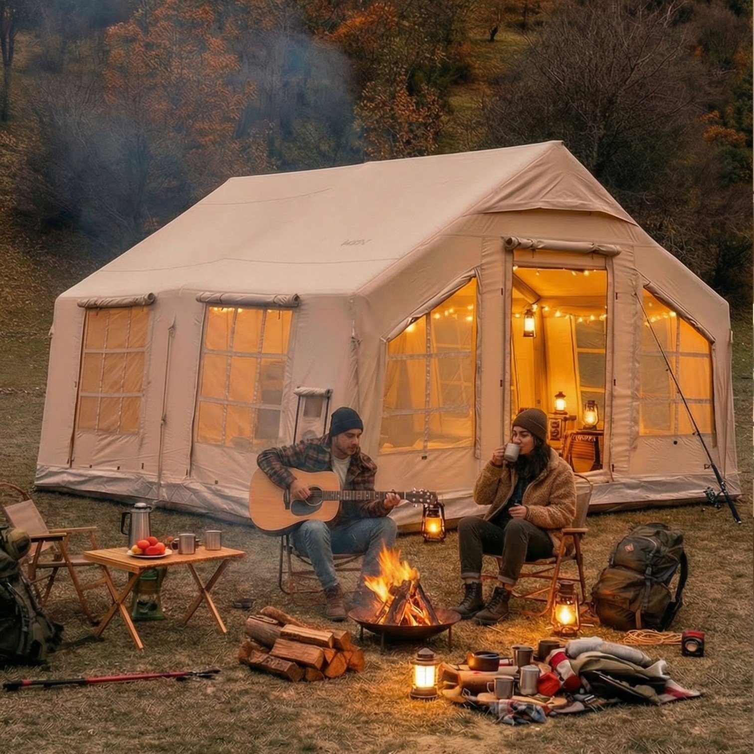 12 Kişilik Şişme Çadır